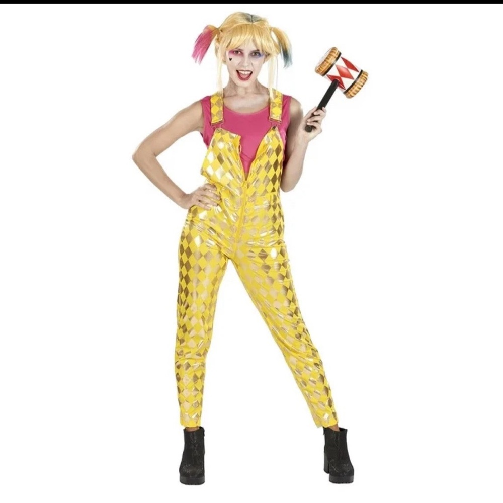 Costume, Female DC Birds of Prey, Harley Quinn Booby Trap, Adult M 6-8 Cosplay